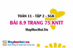 Bài 8.9 trang 75 Toán 11 tập 2 Kết nối tri thức: Xác suất người mua sách